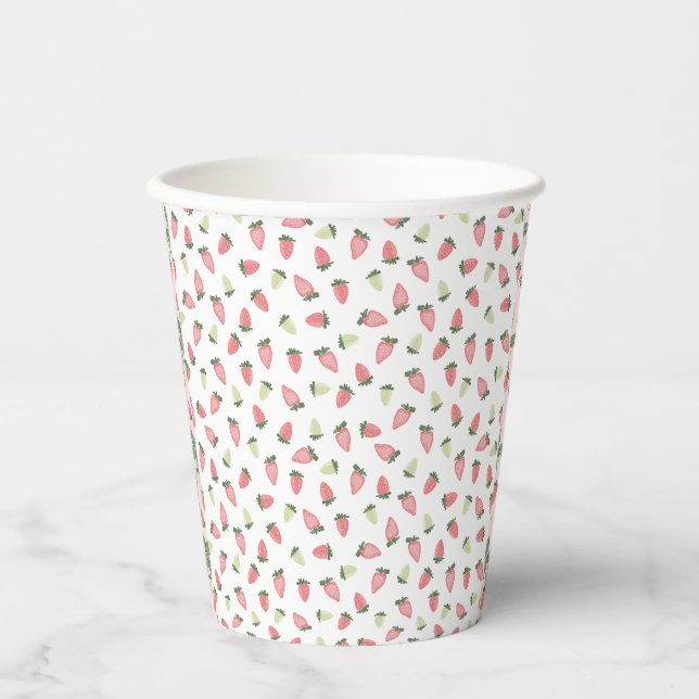 Wild Strawberries Paper Cups (Front)
