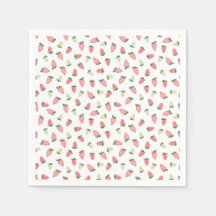 Wild Strawberries Party Napkins