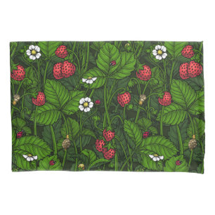 Wild strawberries pillowcase