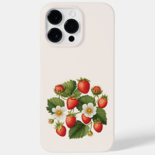 Wild strawberries Summer Vibe Watercolor Case-Mate iPhone 14 Pro Max Case