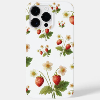 Wild strawberries Summer Vibe Watercolor Case-Mate iPhone 14 Pro Max Case