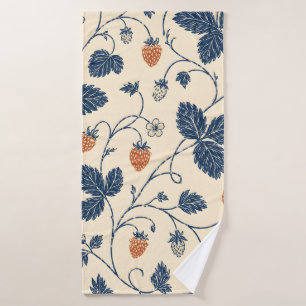 Wild Strawberry Ledger Vintage Botanicals Bath Towel