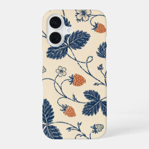 Wild Strawberry Ledger Vintage Botanicals iPhone 16 Case