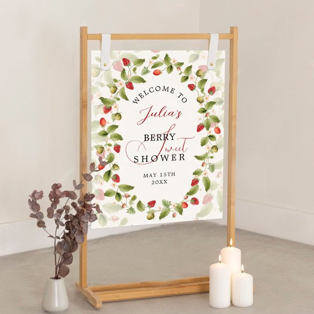 WILD STRAWBERRY SWEET BABY SHOWER POSTER (Creator Uploaded)