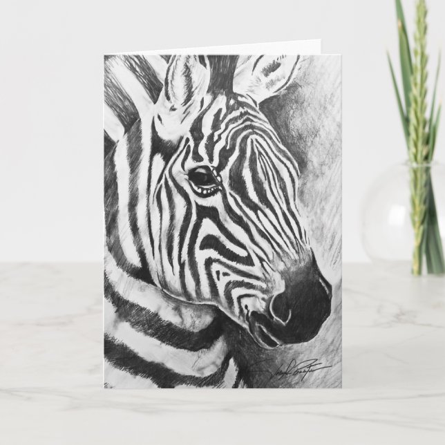 Wild Stripes Holiday Card (Front)