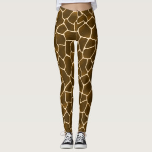 Wild Style Giraffe Skin All-Over Pattern Leggings
