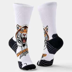 Wild Style   Tiger Logo Fashion Socks