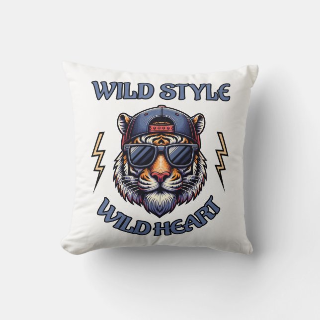 Wild Style, Wild Heart 1 Cushion (Front)