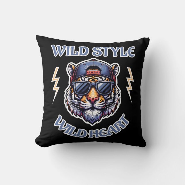 Wild Style, Wild Heart Cushion (Front)