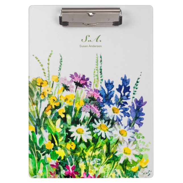 Wild summer flowers  clipboard (Front)