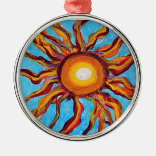 Wild Sun Metal Tree Decoration
