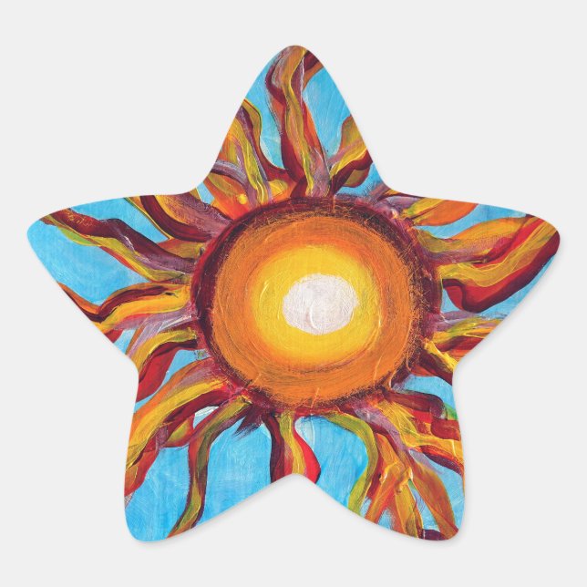 Wild Sun Star Sticker (Front)