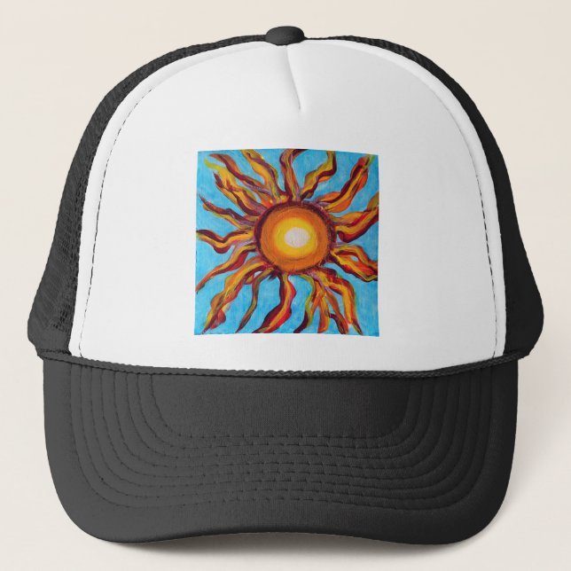 Wild Sun Trucker Hat (Front)
