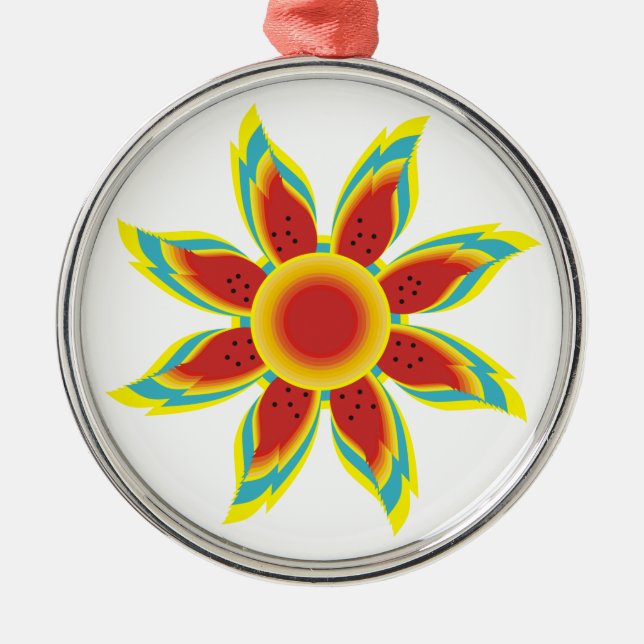 Wild sunflower custom ornament (Front)