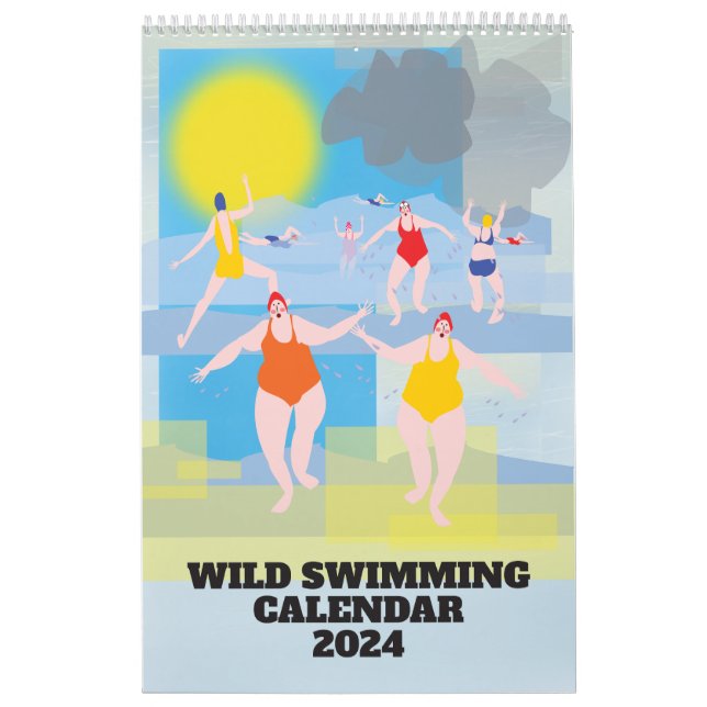 WILD SWIMMING CALENDAR 2024 (Cover)