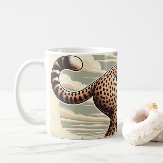 Wild Theme coffee mug  (With Donut)