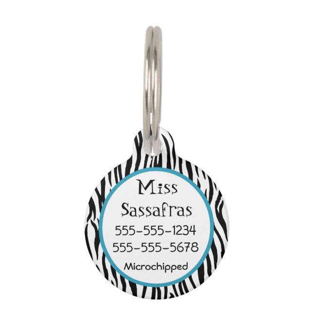 Wild Thing 2 Sided Pet ID Pet Tag (Back)