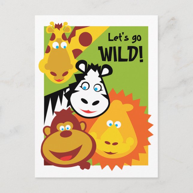 Wild Thing - Card - Birthday Invite (Front)