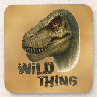 Wild Thing -design by Maaya_Prints,  Coaster