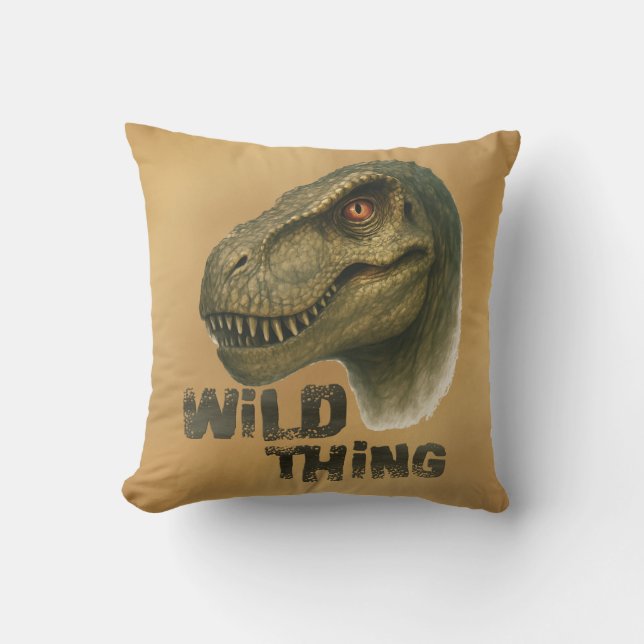 Wild Thing -design by Maaya_Prints,  Cushion (Front)