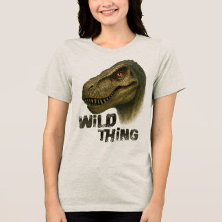 Wild Thing -design by Maaya_Prints, Women's Tri-Blend Shirt