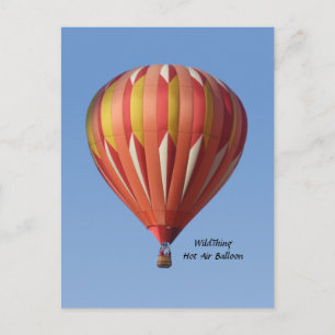Wild Thing Hot Air Balloon Postcard
