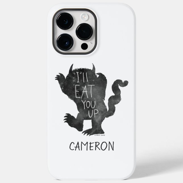 Wild Thing | I'll Eat You Up | Add Your Name Case-Mate iPhone Case (Back)