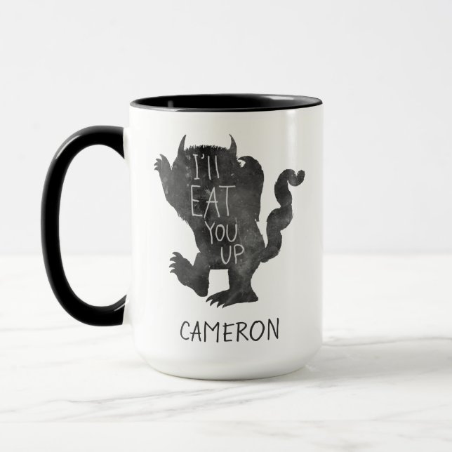 Wild Thing | I'll Eat You Up | Add Your Name Mug (Left)