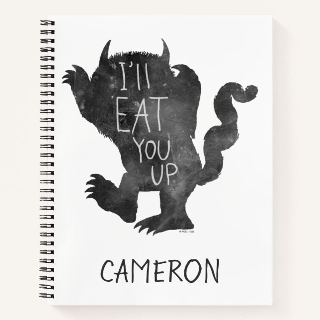 Wild Thing | I'll Eat You Up | Add Your Name Notebook (Front)