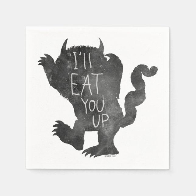 Wild Thing | I'll Eat You Up Napkin (Front)