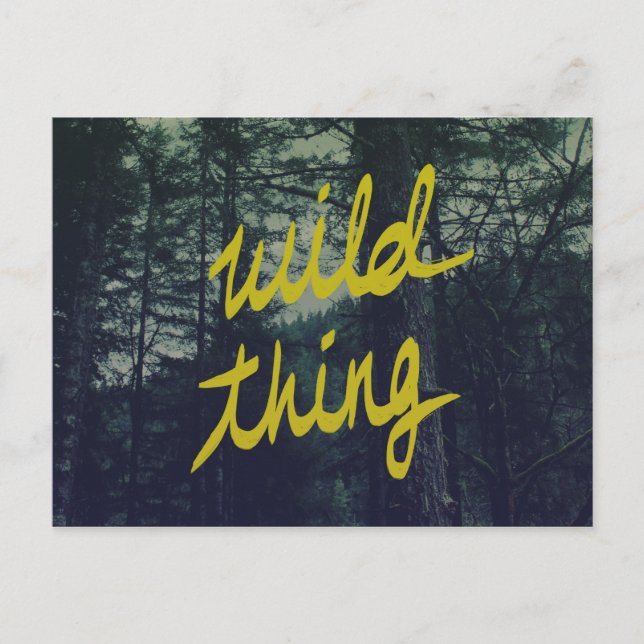 Wild Thing Postcard (Front)