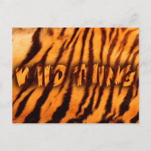 WILD THING POSTCARD