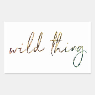 wild thing sticker