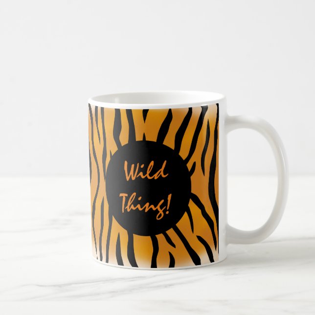 Wild Thing Tiger Stripes Coffee Mug (Right)