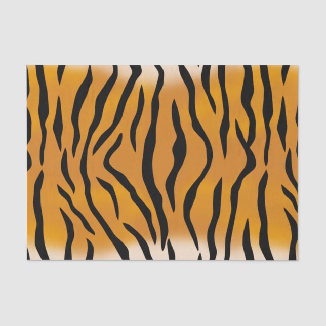 Wild Thing Tiger Stripes Tissue Paper (Front)
