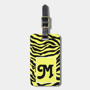 Wild Thing Zebra Print Personalised Luggage TagFun Tag