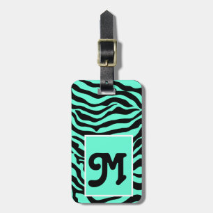 Wild Thing Zebra Print Personalised Luggage TagFun Tag