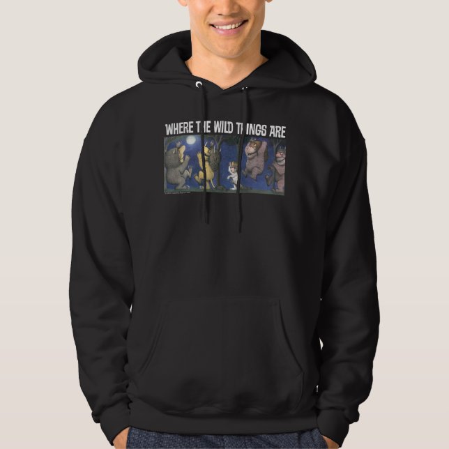 Wild Things and Max Dancing in Moonlight Hoodie (Front)