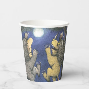 Wild Things and Max Dancing in Moonlight Paper Cups