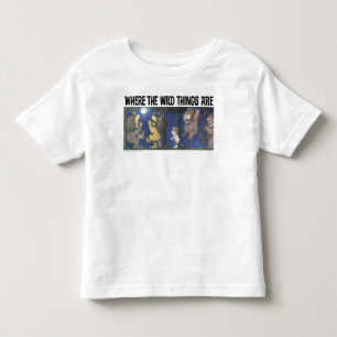 Wild Things and Max Dancing in Moonlight Toddler T-Shirt