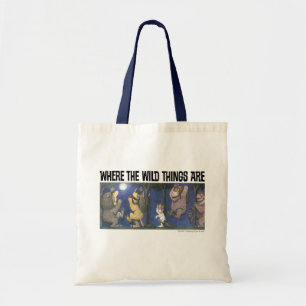 Wild Things and Max Dancing in Moonlight Tote Bag