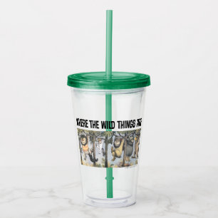 Wild Things and Max Swinging From Trees Acrylic Tumbler