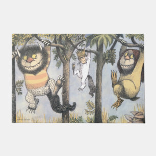 Wild Things and Max Swinging From Trees Doormat