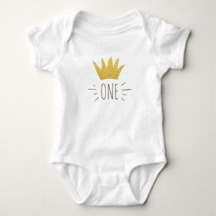 Wild Things Gold Crown Birthday Infant Creeper