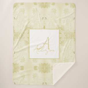 Wild Things Lace-like Sherpa Blanket