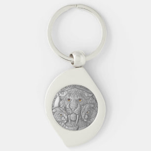 WILD THINGS: Silver Smiladon Family - Key Ring