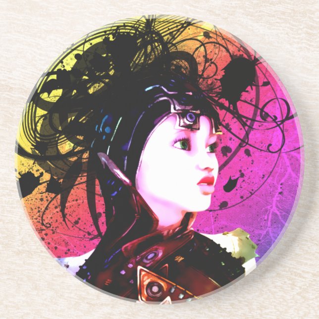 Wild Thoughts Drink Coaster (Front)