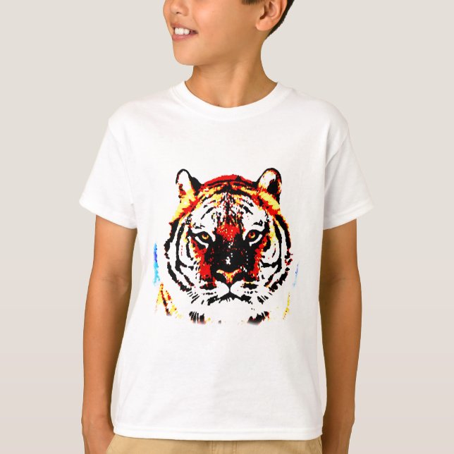 Wild Tiger Artwork T-Shirt (Front)