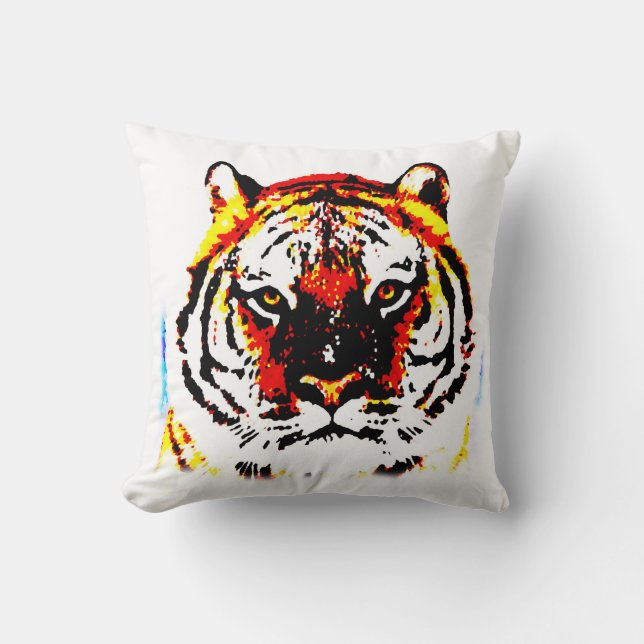 Wild Tiger Cushion (Front)
