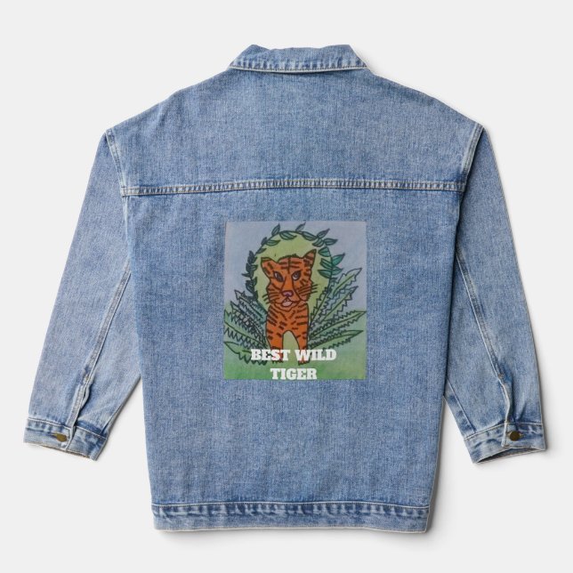 Wild Tiger Denim Jacket (Back)